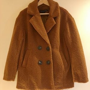 French Connection Teddy Coat Faux Fur